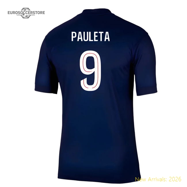 2025-2026 PSG Paris Saint Germain Home Shirt (Pauleta 9)-PitchVibe Kits